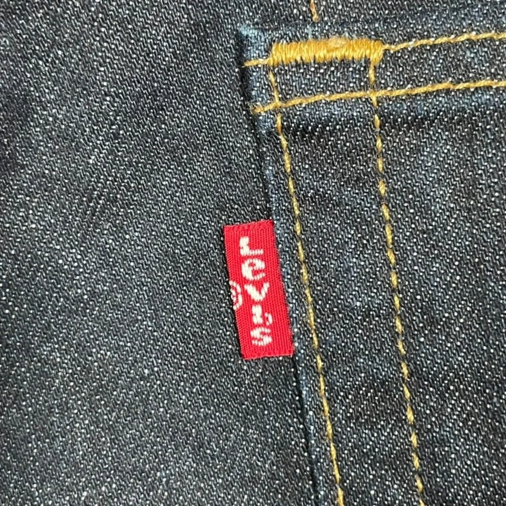 Levi's 541 Jeans Mens 44x38 Dark Wash Athletic Taper Big Tall Rigid Dragon